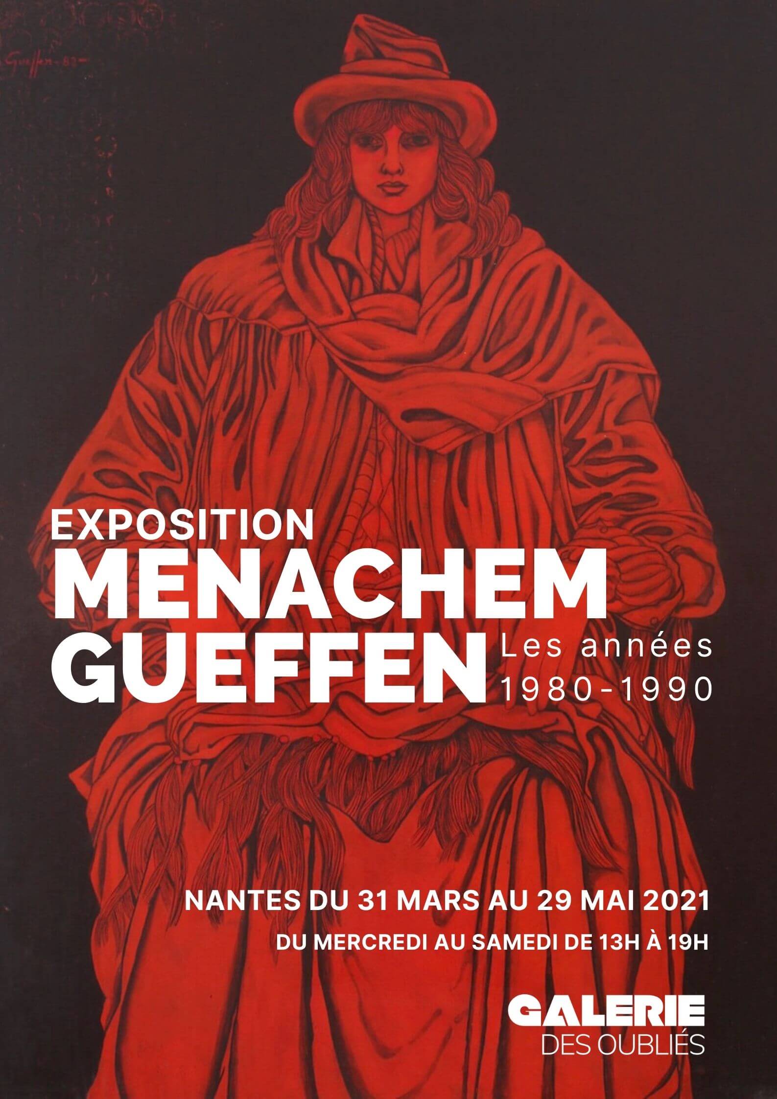 Affiche exposition Menachem Gueffen