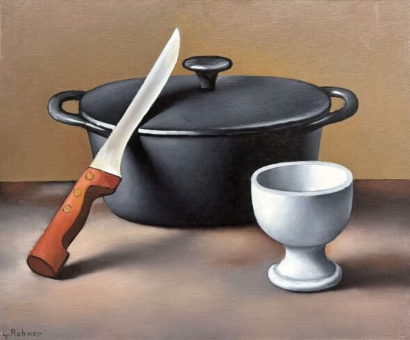 Marmite et couteau